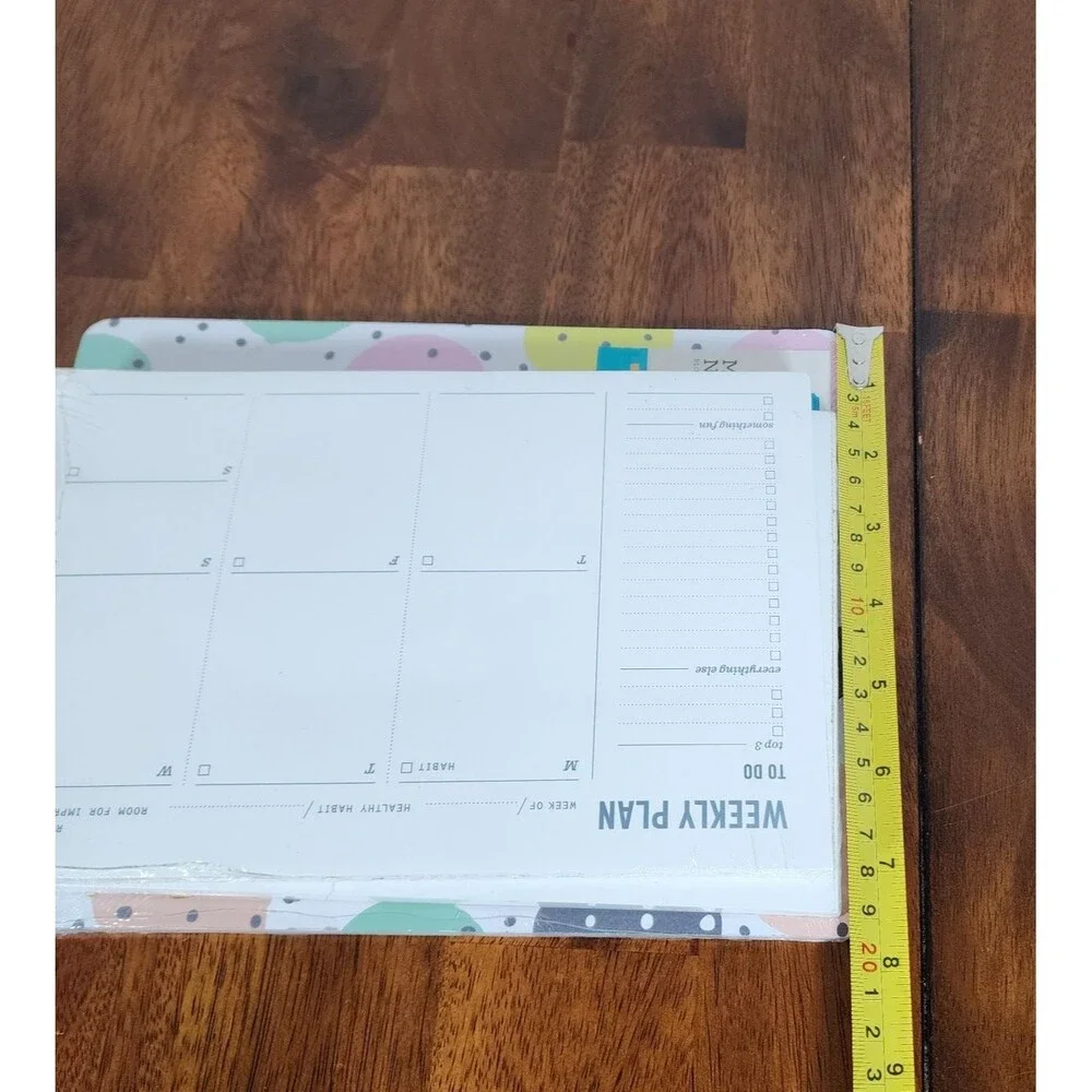 Weekly Planner Dinner Mouse Notepad Lot of 3